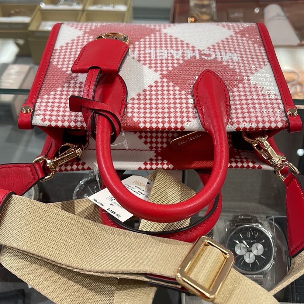 Michael Kors Mirella Extra-Small Logo Crossbody XBODY Shopper Bag
Bright Red
NWT - Picture 11 of 16